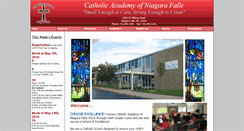 Desktop Screenshot of catholicacademyofniagarafalls.com